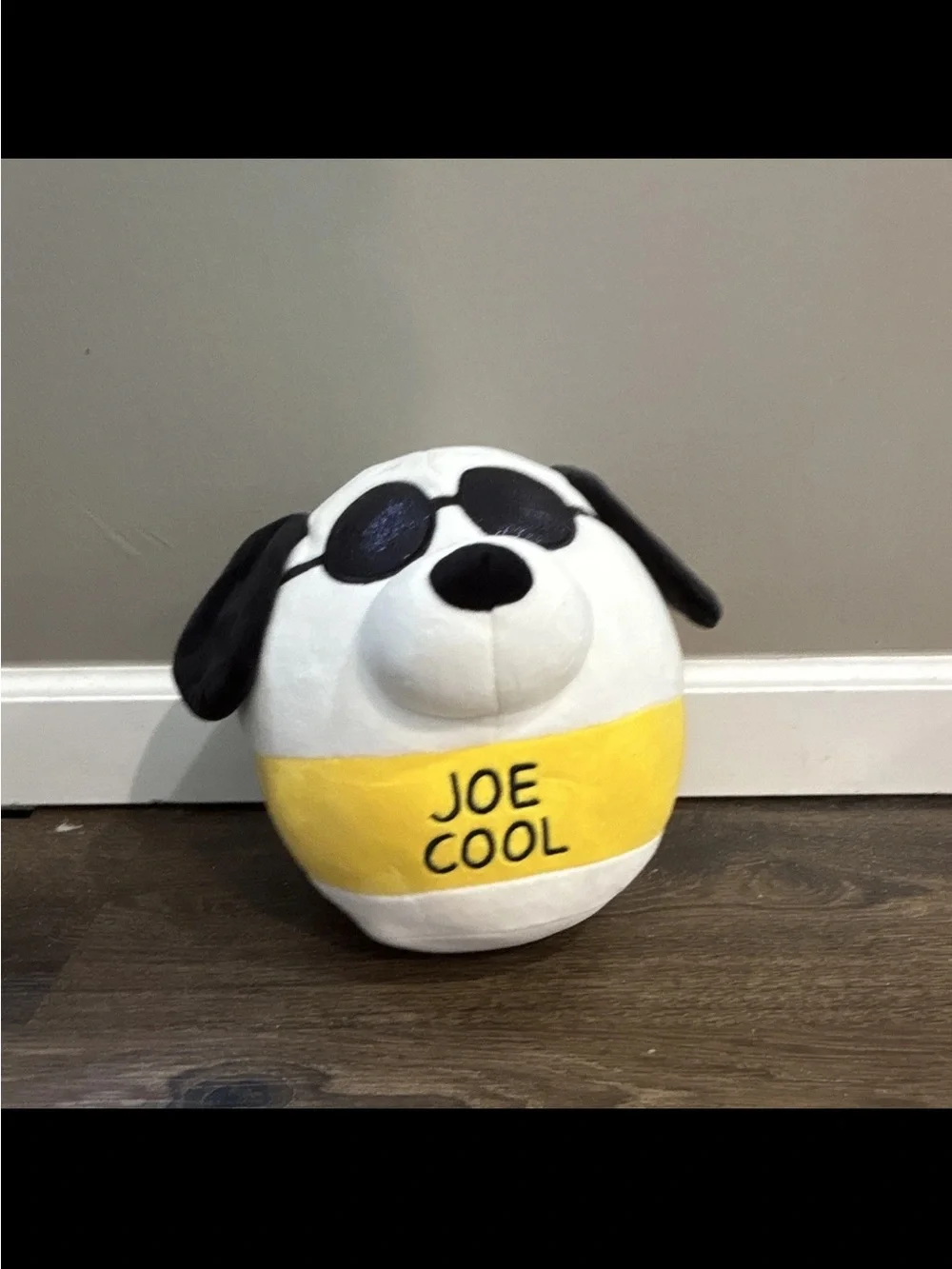 Squishmallows Joe Cool Plush - White, Yellow & Black